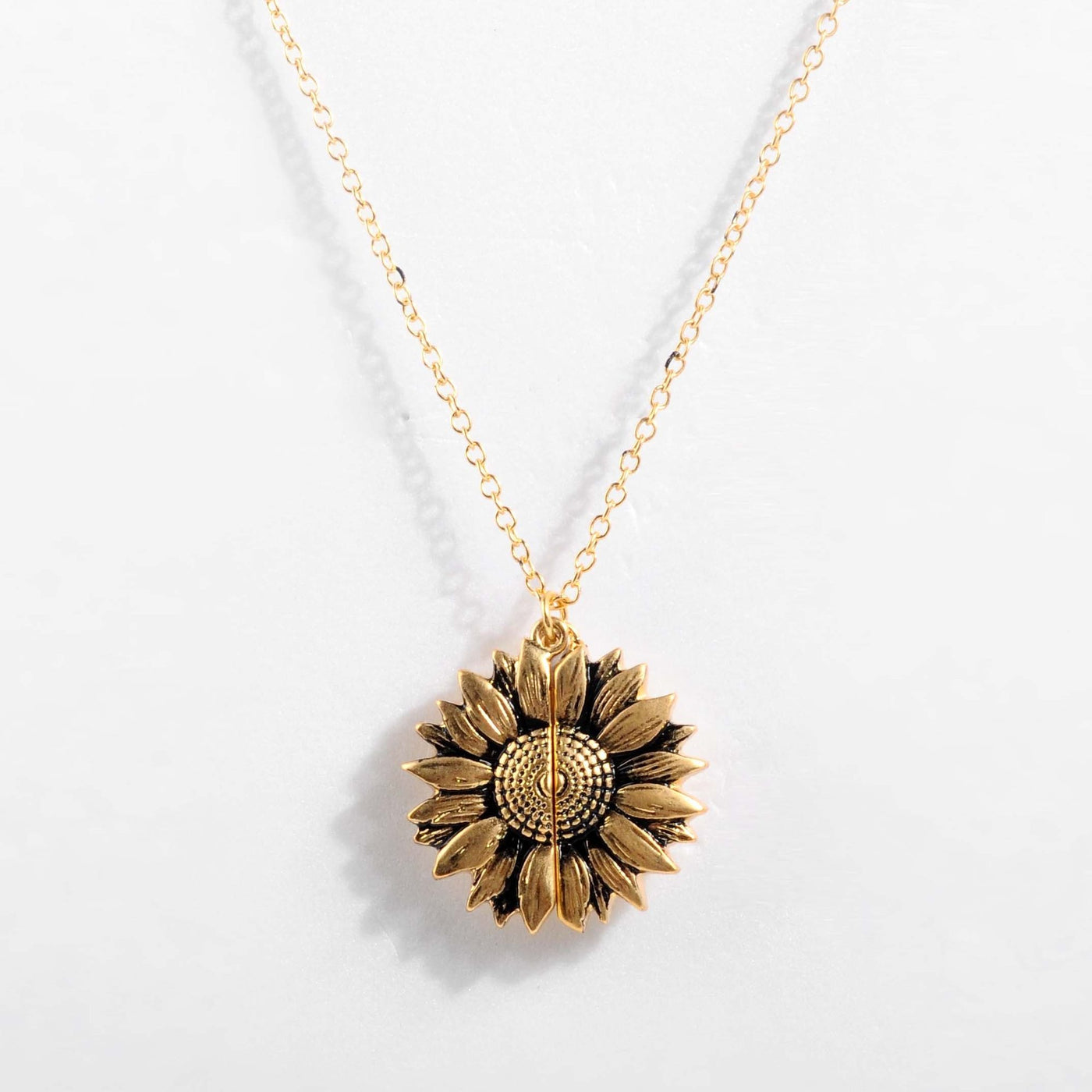 "YOU ARE MY SUNSHINE" Sunflower Necklace