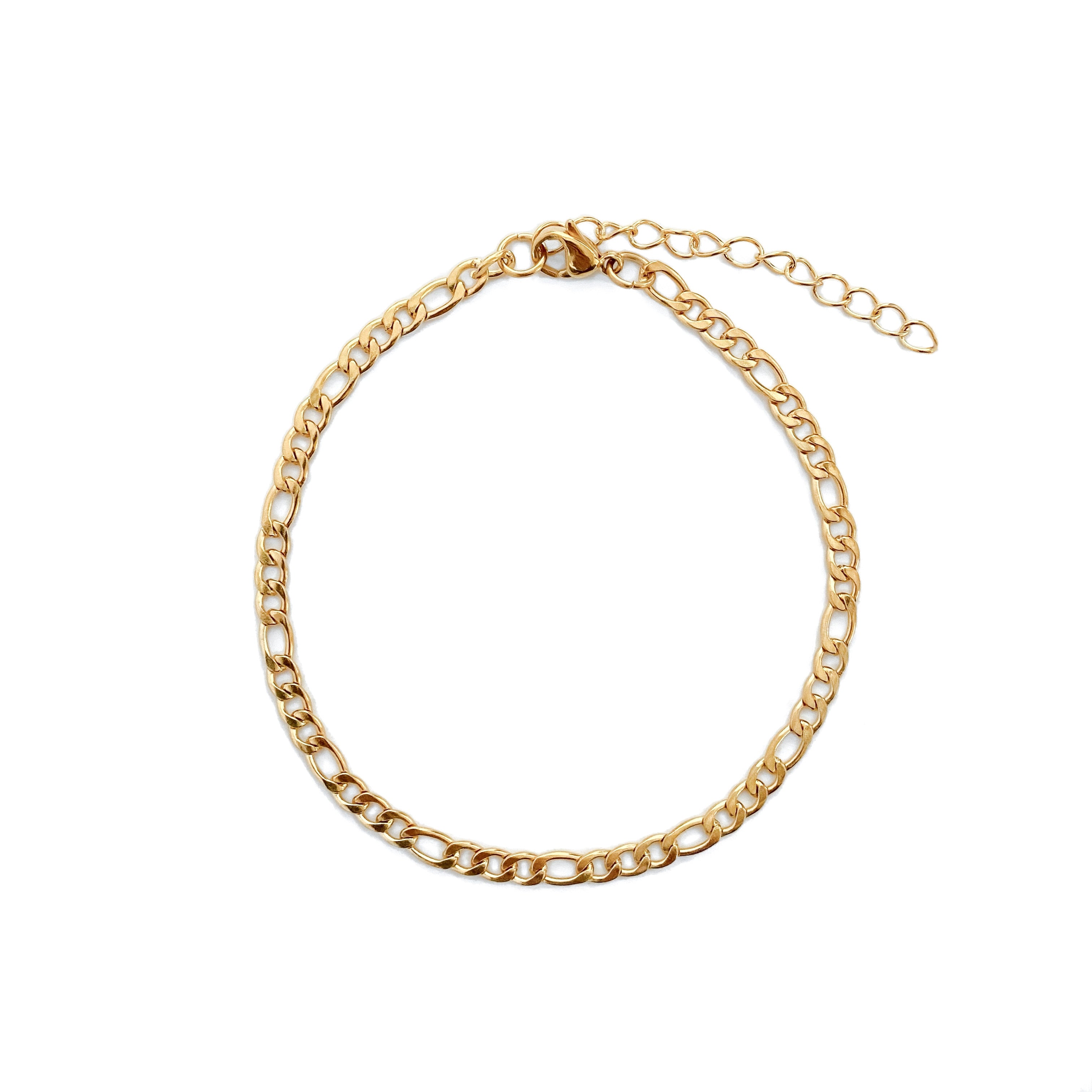 figaro gold chain anklet