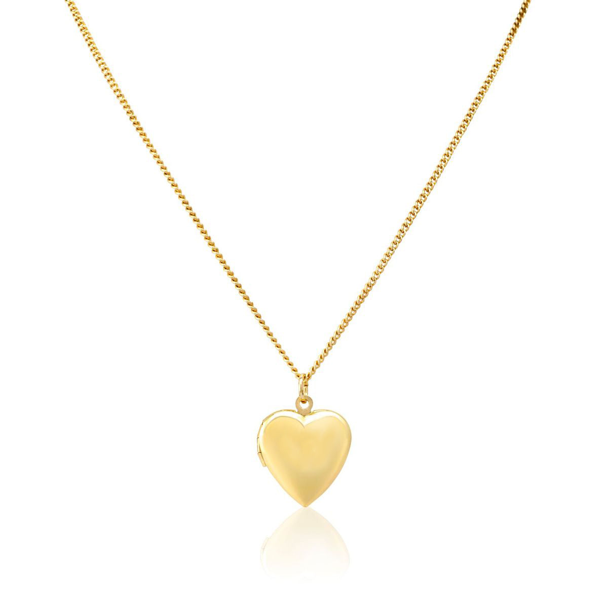 heart locket necklace gold